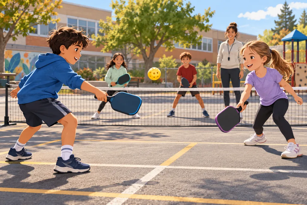 Illustration de l'article « Le pickleball à l'école : guide pour enseignants et parents »